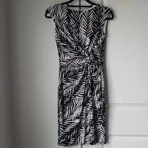 Lauren Ralph Lauren Side Twist Sleeveless Dress